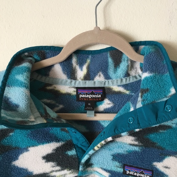 Patagonia Fleece Pullover Sweater Synchilla Snap-T - Picture 2 of 6